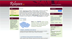 Desktop Screenshot of masaze.relaxace.cz